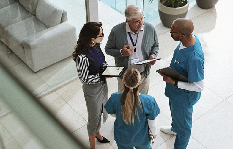 Medical team meeting