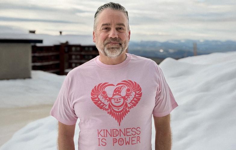 Dr Adam Thompson pink shirt day