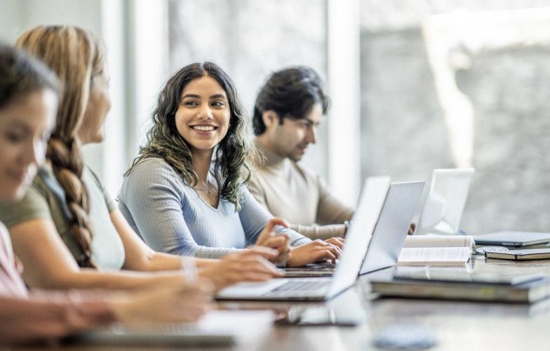 Team gathering for a meeting