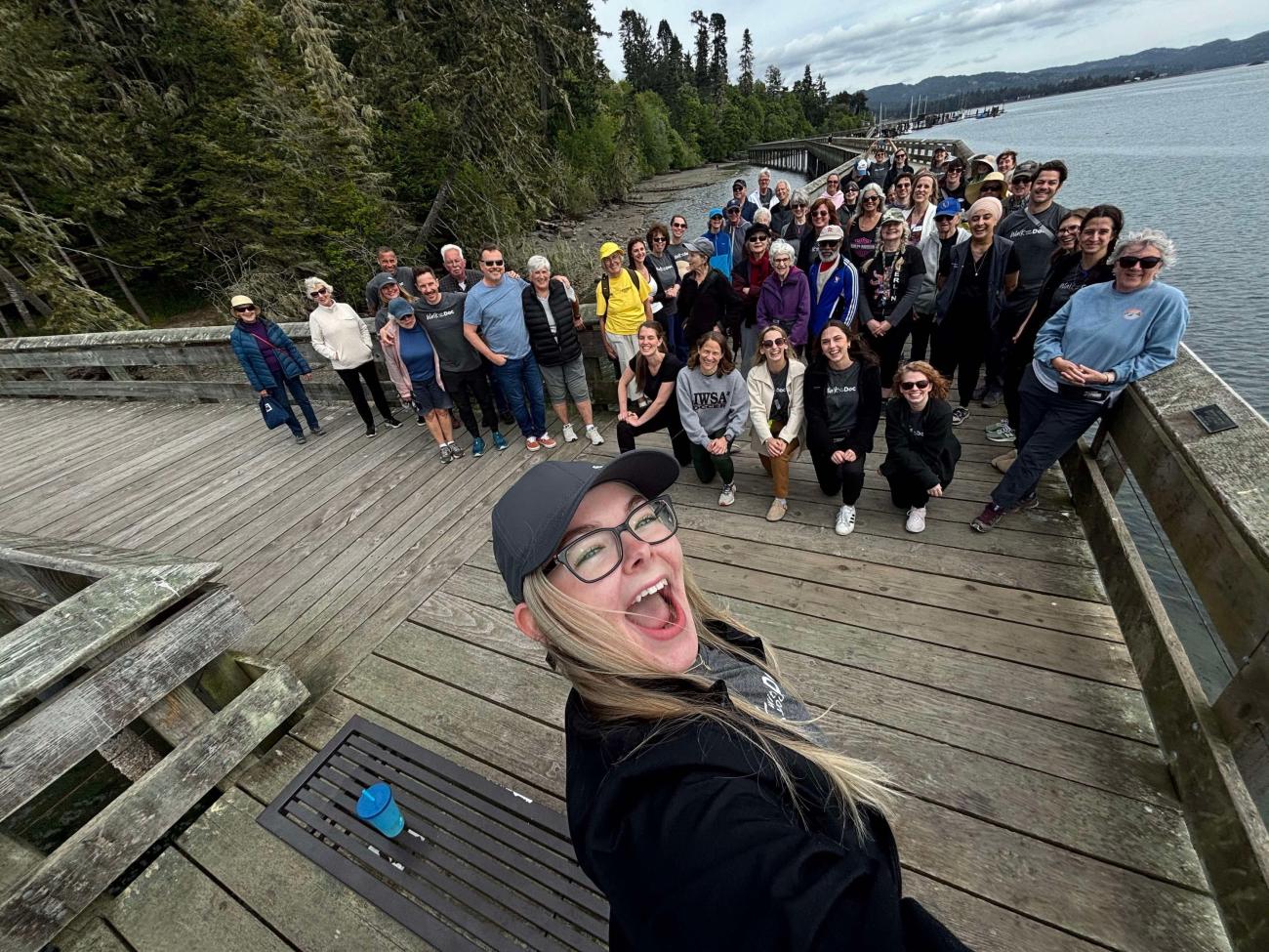 Group picture of Walk With Your Doc event.