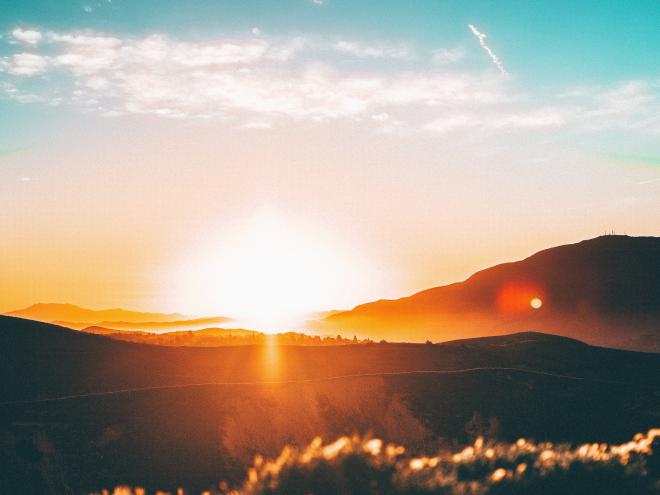 hopeful sunrise image