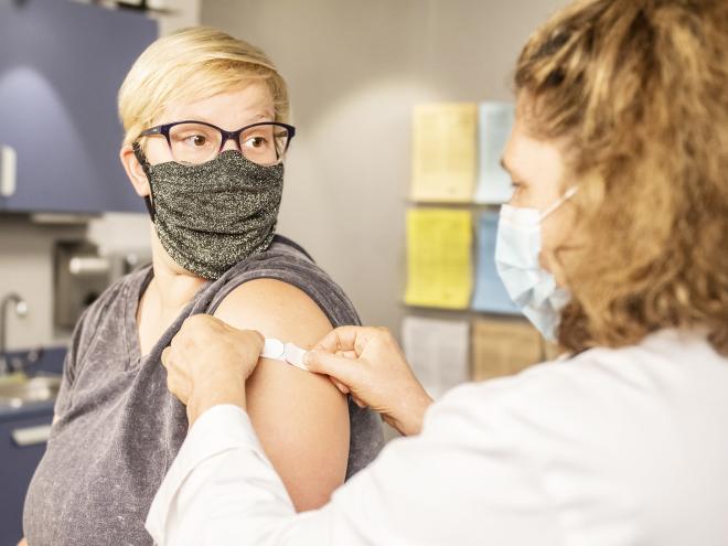 Administering the COVID-19 vaccination