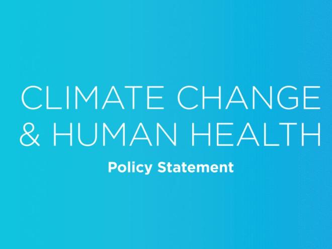 Climate change & human health 