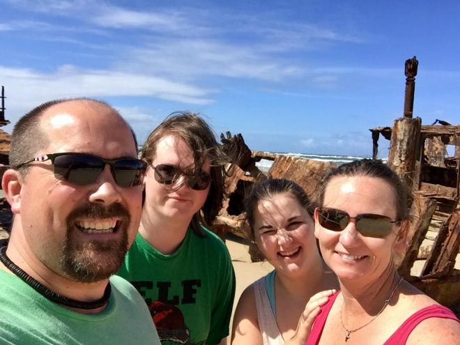 Dr Josh Greggain and family 