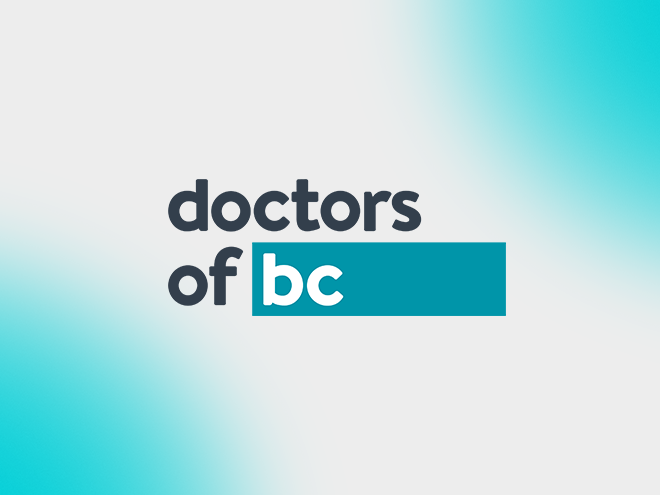 thumbnail with Doctors of BC logo on light background