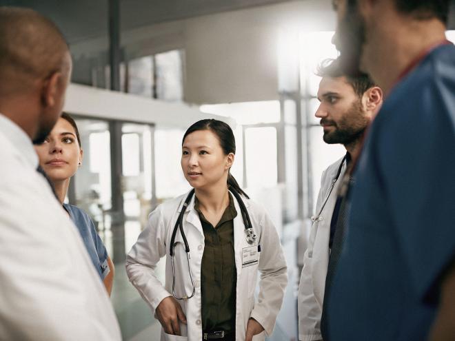 Medical team meeting