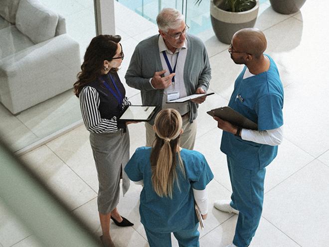 Medical team meeting