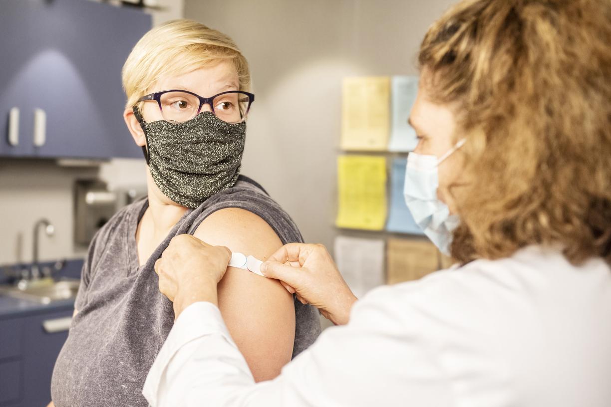 Administering the COVID-19 vaccination