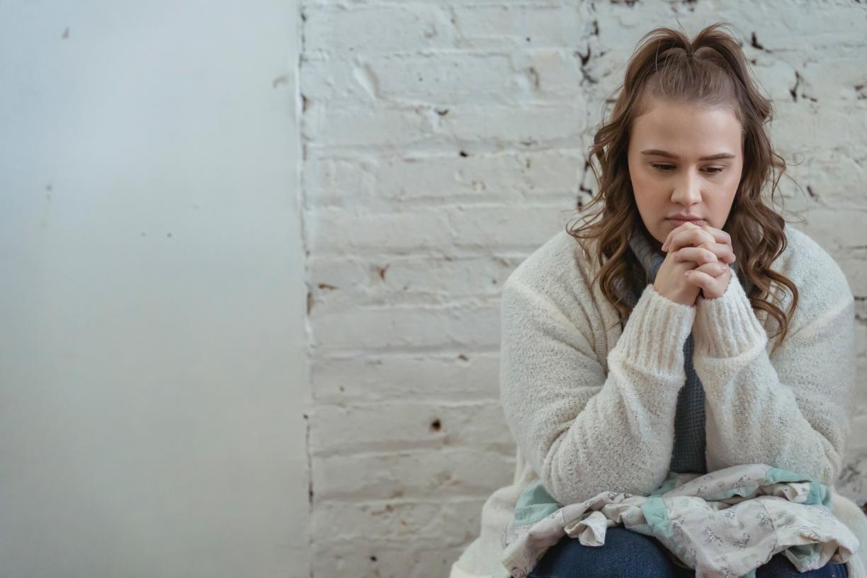 Young woman pondering 