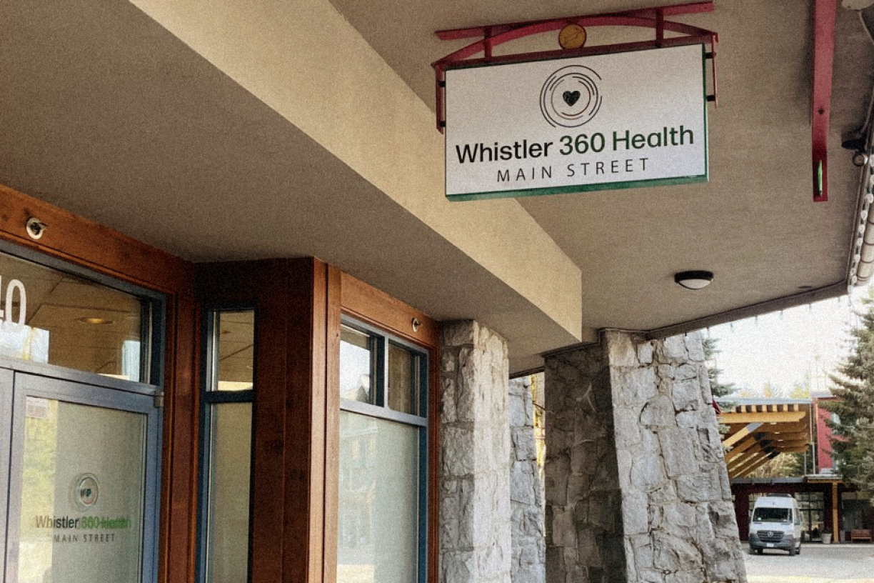 Whistler clinic entrance.