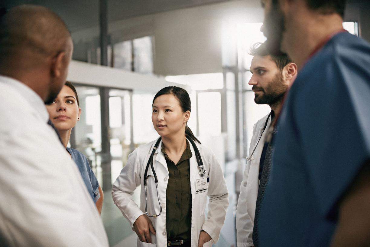 Medical team meeting